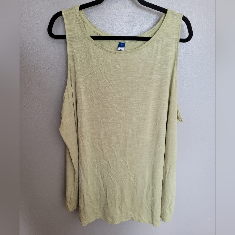 Plus Size Old Navy Tank 4x Luxe Light Green